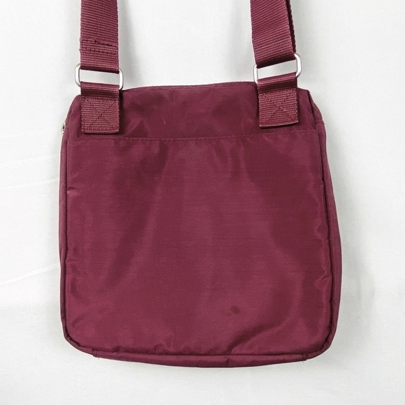 BAGGALLINI Bag Special Edition Prance Crossbody Burgundy Nylon Small - Picture 2 of 16